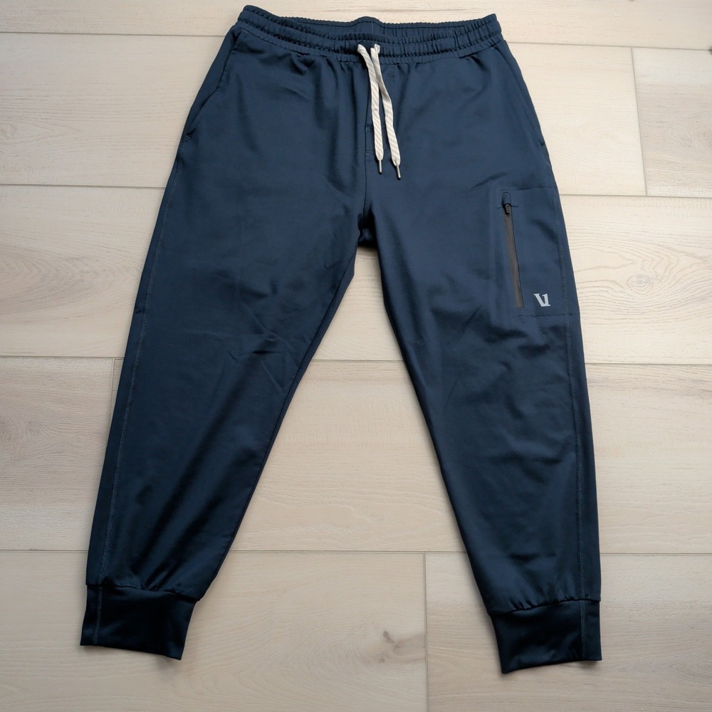 Vuori Sunday Performance Joggers Mens XS Navy Blue Athletic Training Pants V416